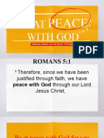 Be at With God: Peace