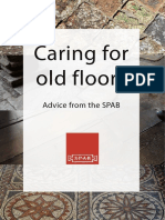 SPAB Technical Advice Note-Caring For Old Floors