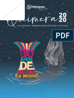 Programa Festival Quimera Metepec 2020