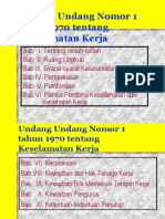 Undang Undang Nomor 1 Tahun 1970 Tentang Keselamatan