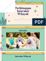 Perhitungan Interaksi Wilayah