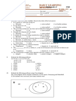 Daily Learning Activity: Subject