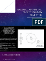 Material and Metal Processing Mid Semester: NADIRA AFRA RASHEESA 04211941000011