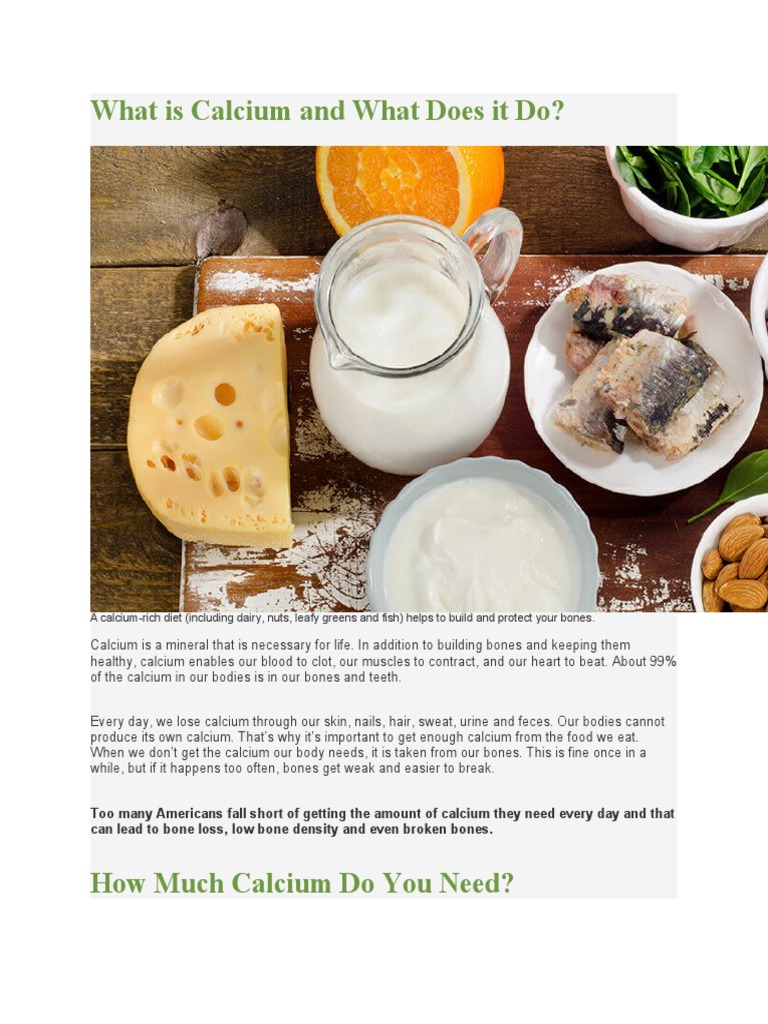 Essential Guide to Calcium and Vitamin D | PDF | Vitamin D | Dietary ...