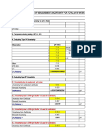 Estimation of Measurement Uncertainty For Total PH in Water: U1 (Relative)