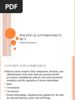 Political Environment BE5: Pushkar Bajracharya