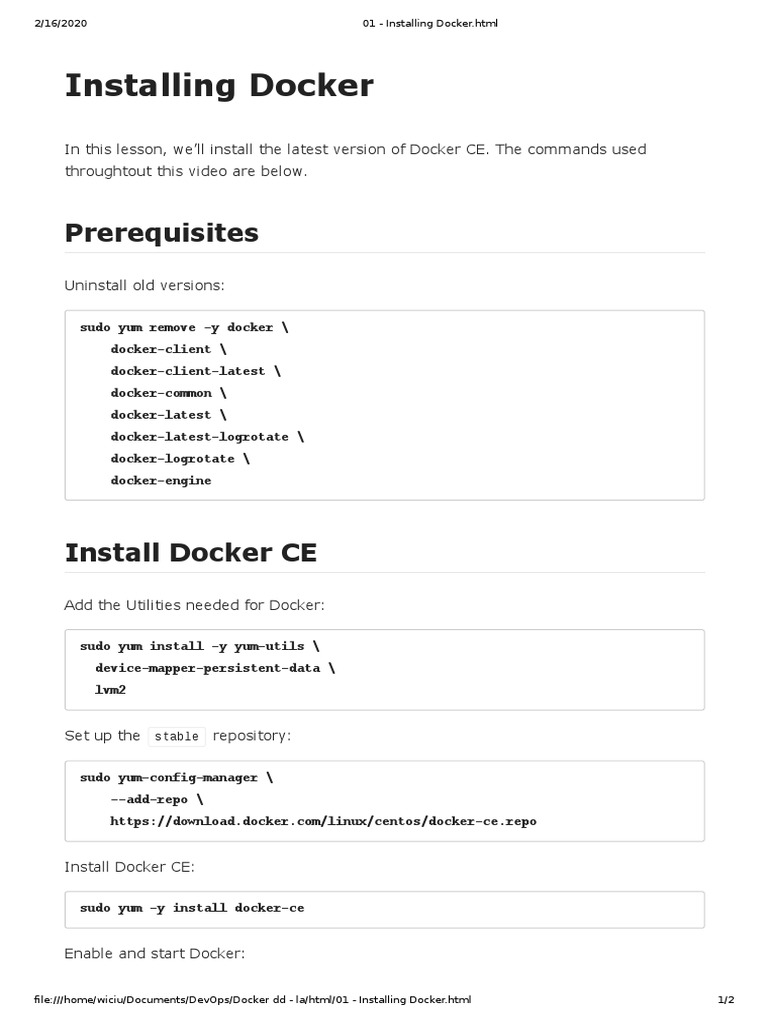 DockerOneForAllDeepDive PDF | PDF | Port (Computer Networking) | File ...