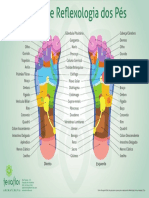 Mapa de Reflexologia dos Pés