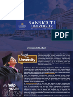 Sanskriti University Brochure