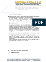 procedimiento complementario de fabricacion de carrocerias