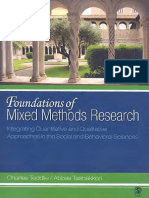 Mixed Methods Research Teddie Tashakkori PDF