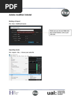 Audition Tutorial