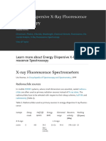 Energy Dispersive X-Ray Fluorescence Spectros