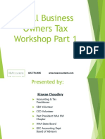 11am Small Business Tax Workshop