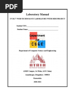 Web Laboratory Manual