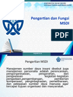 Pengertian Dan Fungsi MSDI