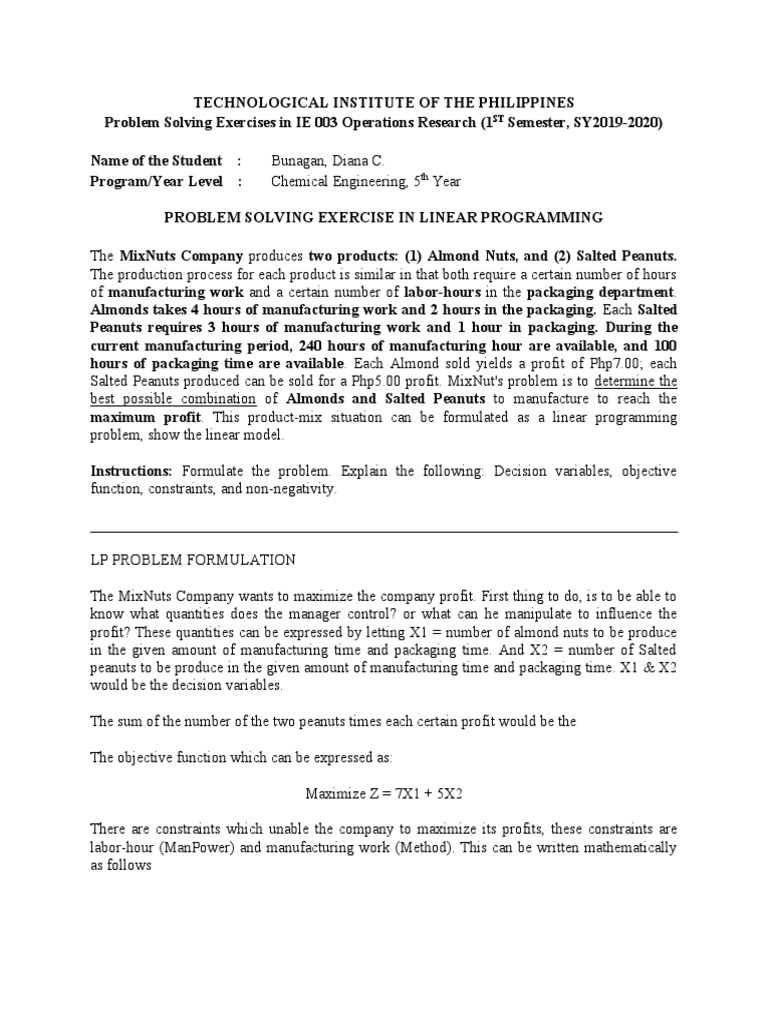 Module 4 - LINDO Optimization Tool Kit | PDF | Linear Programming ...