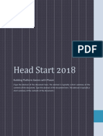 Headstart 2018 - Project