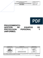 PD-SG.011 GESTIÓN DE EPP Y UNIFORMES - Ver 01