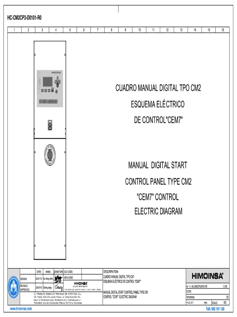 Electrical Diagram Himoinsa PDF | PDF | Relay | Electric Generator