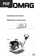 Bomag BPR 50 User Manual