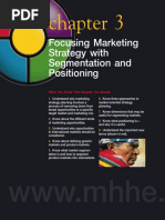 Chapter 3 Focusing Marketing Strategy With Segmentation and Positioning When You Finish This Chapter You Should