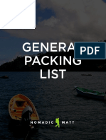 General Packing List PDF