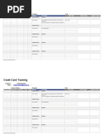 Credit Card Tracking Sheet