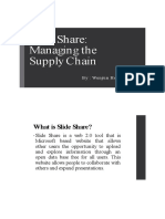 Slide Share: Managing The Supply Chain