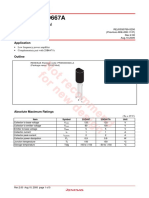 2SD667, 2SD667A: Silicon NPN Epitaxial