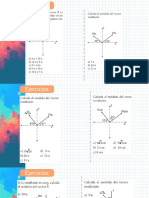 Ejercicios de Vectores