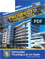 Prospecto de Admisión 2020 I PDF