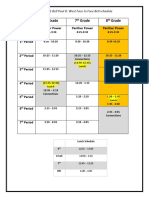 2020-2021 PDW f2f Bell Schedule