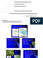 Efecto de Los Patogenos Sobre La Fisiologia de Las Plantas