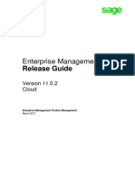Enterprise Management: Release Guide