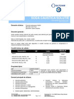 Soda Caustica Solutie - Procedee Electrolitice PDF