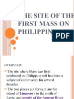 The Site of The First Mass On Philippine Soil