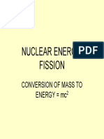 Nuclear Energy: Fission: Conversion of Mass To Energy MC