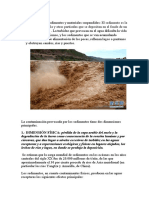 Sedimentario y Contaminanates Emergentes