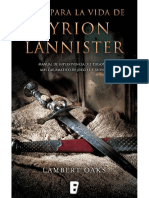 Guia para La Vida de Tyrion Lannister Lambert Oaks PDF