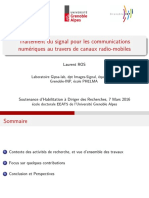 Soutenance HDR PDF