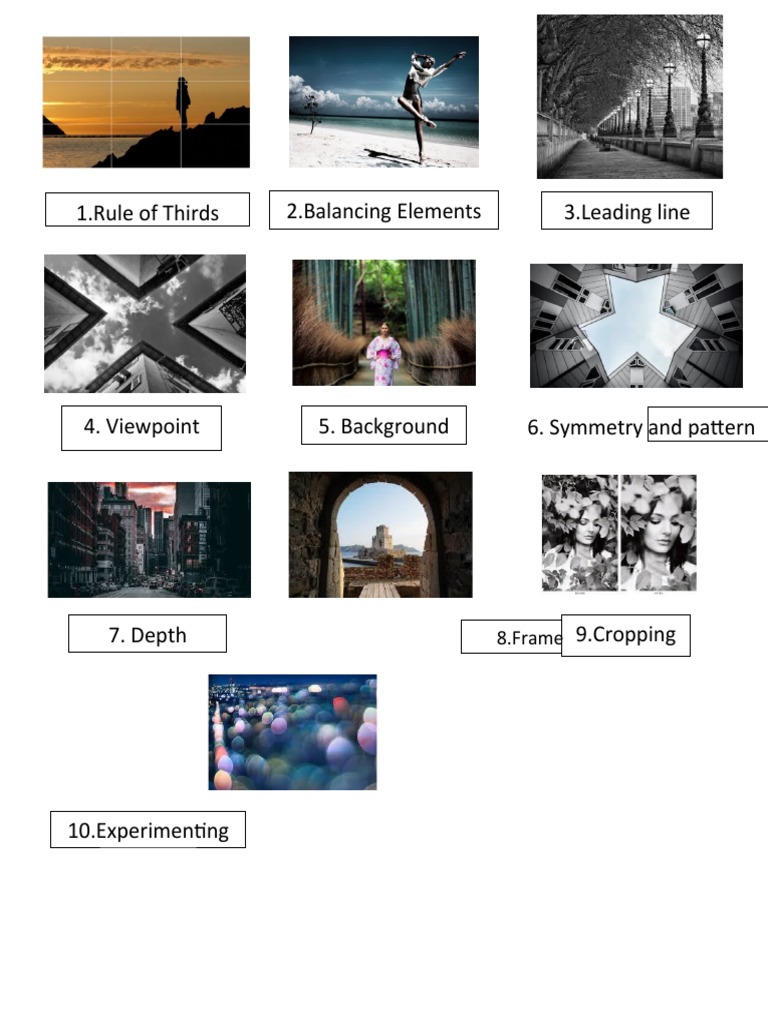 Photography Composition Techniques | PDF