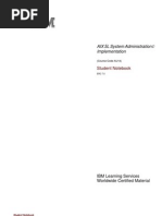 AIX 5L System Administration Student Book