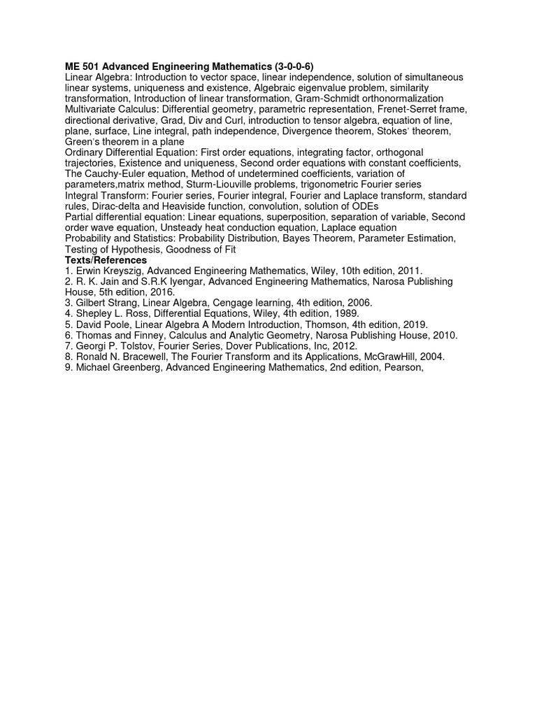 Me501 PDF | PDF
