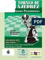 Cartel XVII Promesas Alfaro 2017