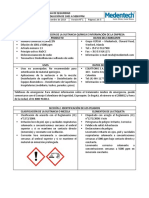 Hoja de Seguridad en Formato 1001 A 5000 PPM KLORKLEEN