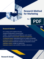 Research Method for Marketing