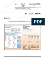 S6 Econométrie Multicolinearité 19 20 PDF