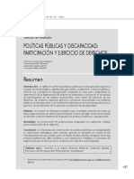 Políticas Públicas y Discapacidad PDF