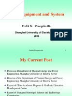 Boiler Equipment and System: Prof & DR Zhongzhu Qiu Shanghai University of Electric Power 2016